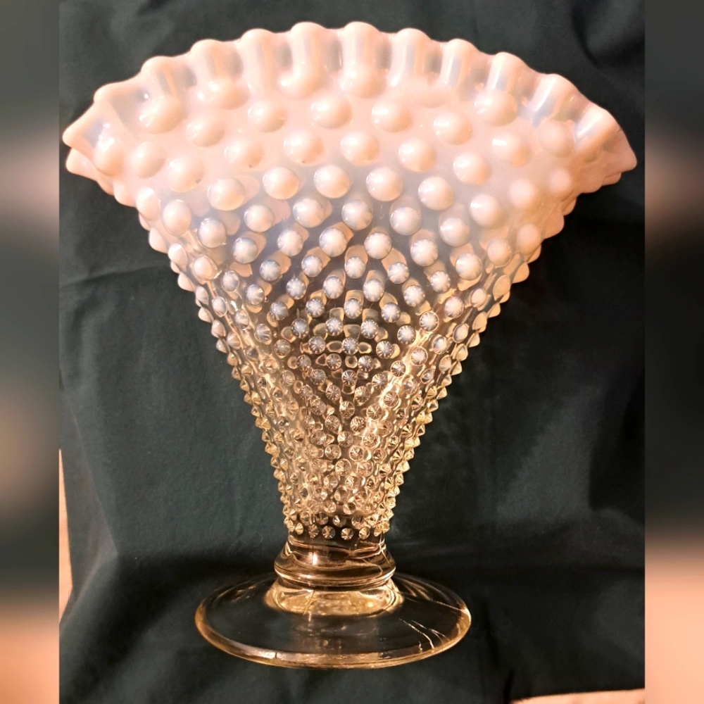 Hobnail Milk Glass